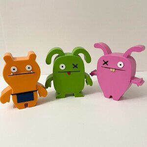 Lot of 3 Funko Uglydoll Blox Vinyl Figure Ox Ugly Charlie Wage